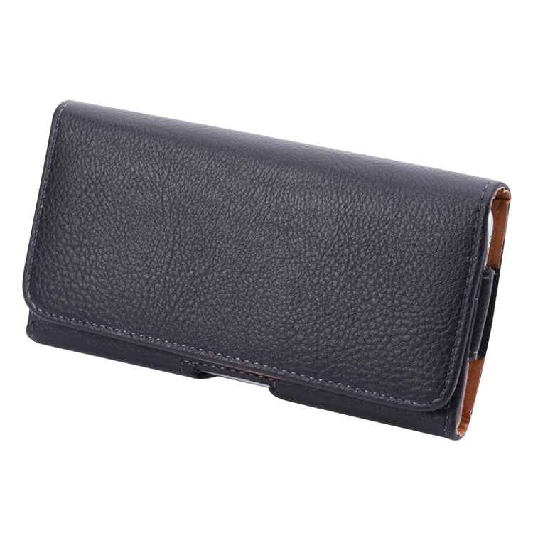 For Galaxy S7 Edge / G935 & S6 Edge / 925 Litchi Texture Vertical Flip Leather Case of Waist Bag with Back Splint