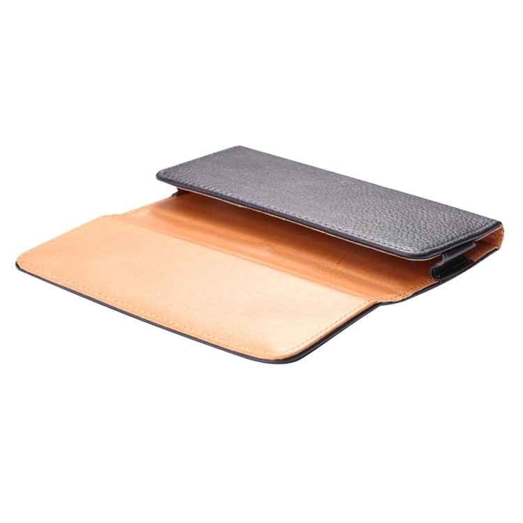 For Galaxy S7 Edge / G935 & S6 Edge / 925 Litchi Texture Vertical Flip Leather Case of Waist Bag with Back Splint