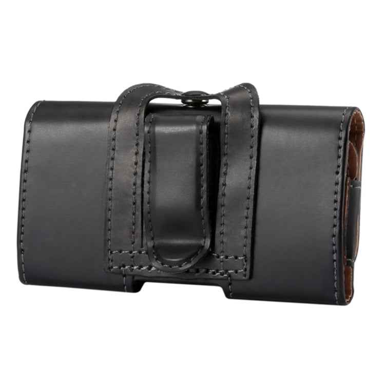 For Galaxy S7 Edge / G935 & S6 / Edge G925 Polished Surface Texture Vertical Flip Leather Case of Waist Bag with Square Head Back Splint