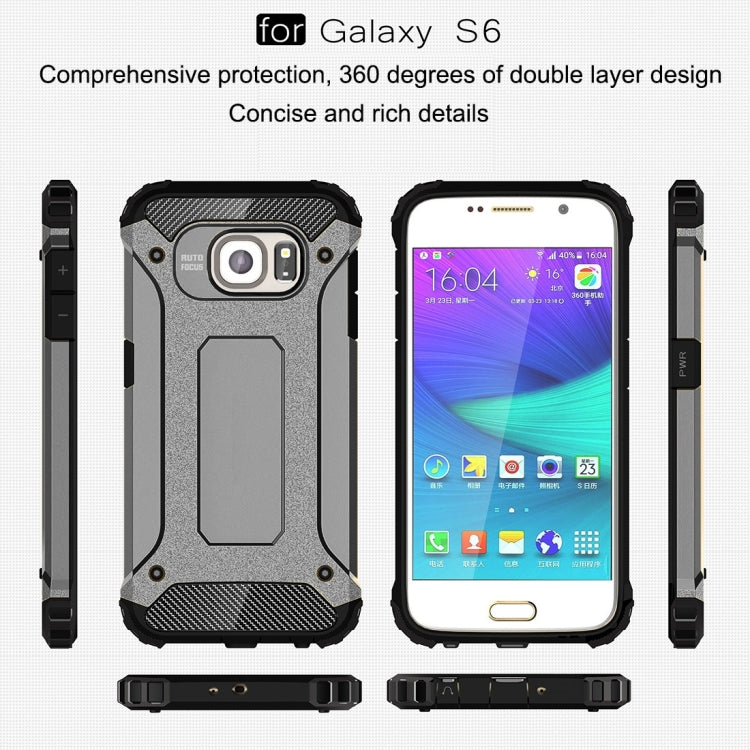 For Galaxy S6 / G920 Tough Armor TPU + PC Combination Case, For Galaxy S6
