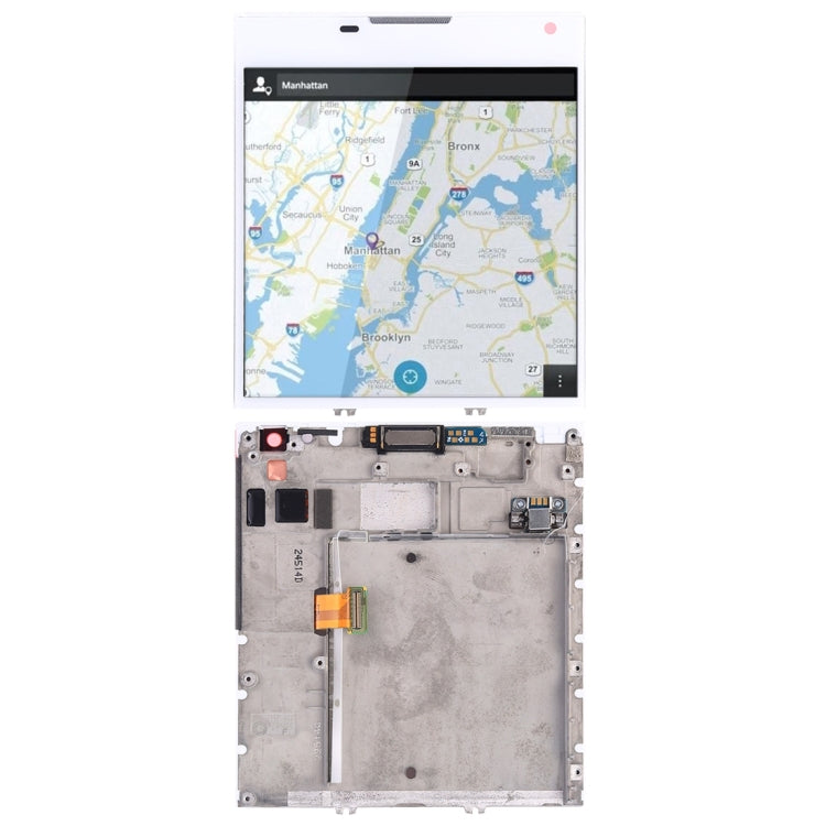 Pantalla LCD y digitalizador completo con marco para BlackBerry Passport Q30, BlackBerry Passport, BlackBerry Passport (blanco)