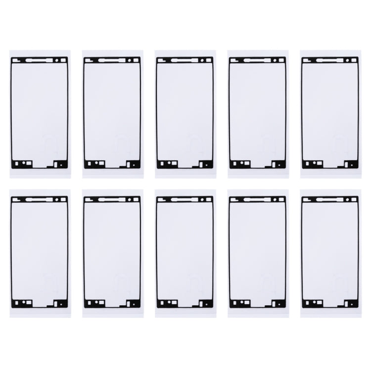 Lot de 10 adhésifs pour boîtier avant Sony Xperia X Compact / X Mini