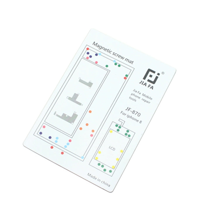JIAFA Magnetic Screws Mat for iPhone 8