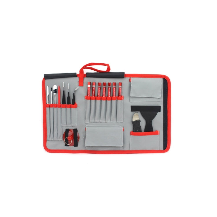 JIAFA JF-8175 28 in 1 Electronics Repair Tool Kit with Portable Bag for Repair Cell Phone, iPhone, MacBook and More