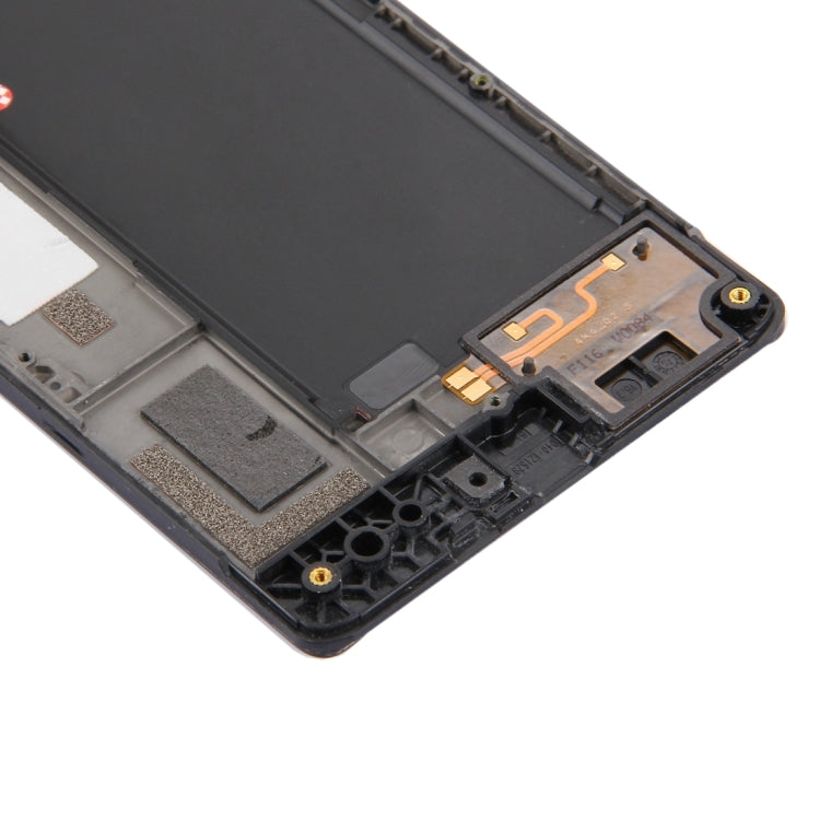 Écran LCD et numériseur complet avec châssis pour Nokia Lumia 735 (noir), pour Lumia 735 noir