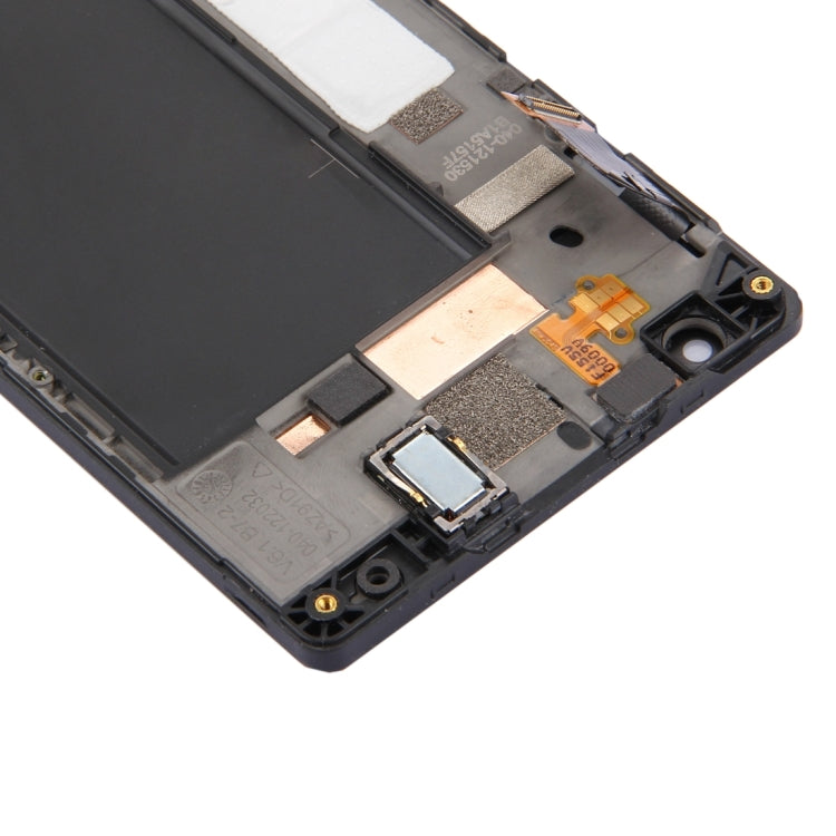 Écran LCD et numériseur complet avec châssis pour Nokia Lumia 735 (noir), pour Lumia 735 noir