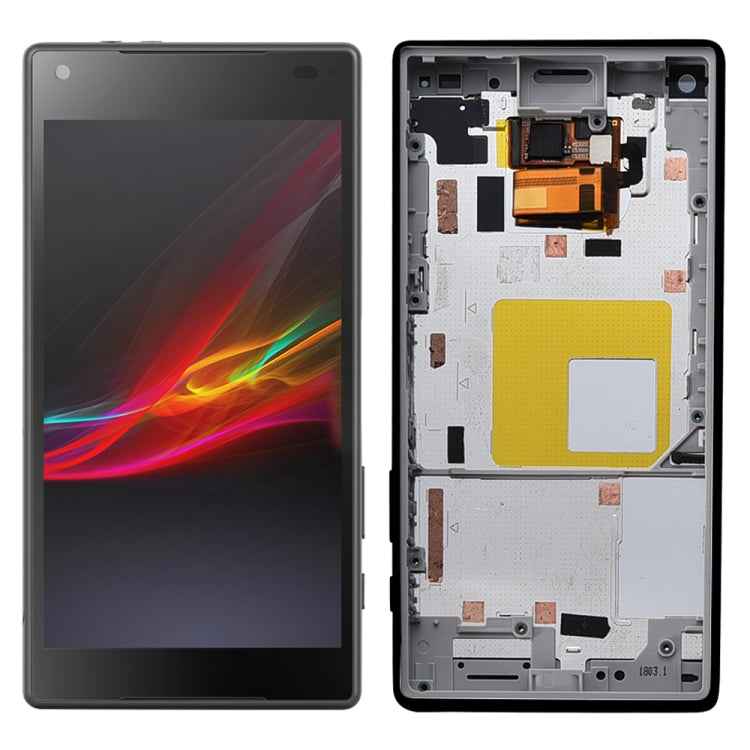 LCD Screen and Digitizer Full Assembly with Frame for Sony Xperia Z5 Compact / E5803 / E5823 / Z5 mini