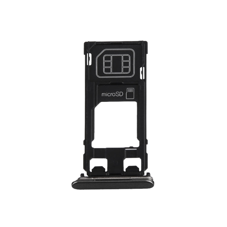 SIM Card Tray + Micro SD Card Tray + Card Slot Port Dust Plug for Sony Xperia X (Single SIM Version)