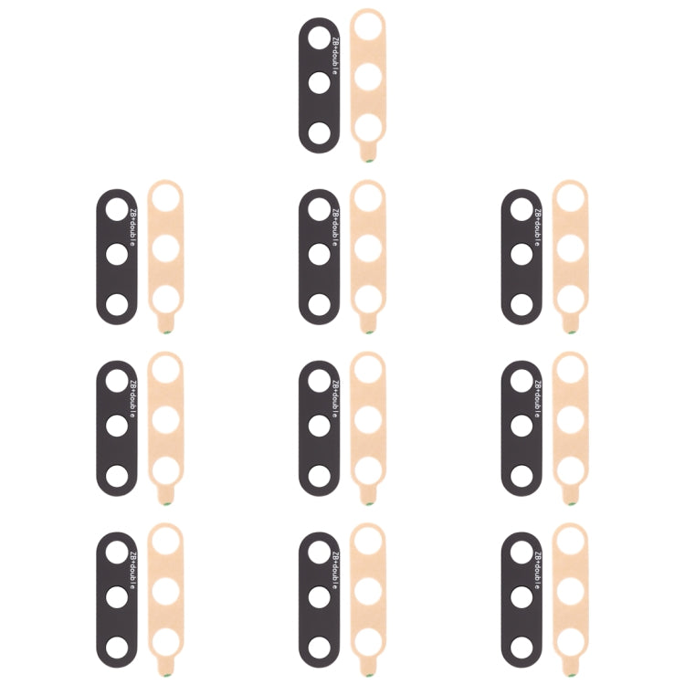 For Huawei Honor 7C 10pcs Back Camera Lens with Adhesive