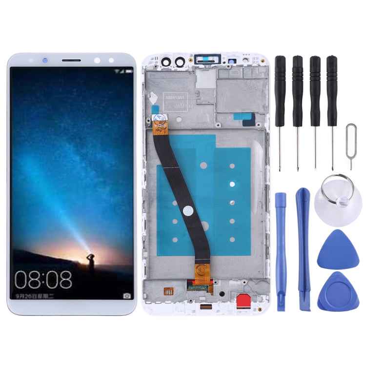 LCD Screen and Digitizer Full Assembly with Frame for Huawei Mate 10 Lite / Nova2i (Malaysia) / Maimang 6 (China) / Honor 9i (India) / G10