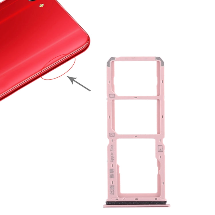 For Vivo Y83 2 x SIM Card Tray + Micro SD Card Tray