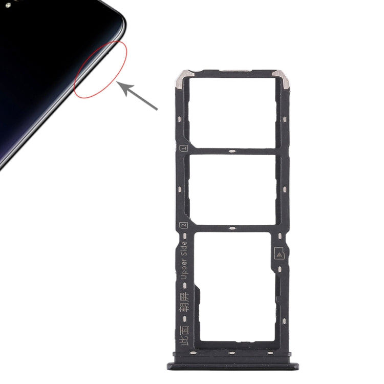 Pour Vivo Y97, 2 tiroirs pour carte SIM et 2 tiroirs pour carte Micro SD