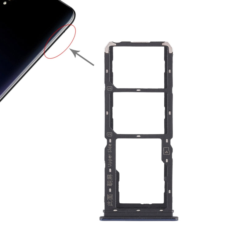Pour Vivo Y97, 2 tiroirs pour carte SIM et 2 tiroirs pour carte Micro SD