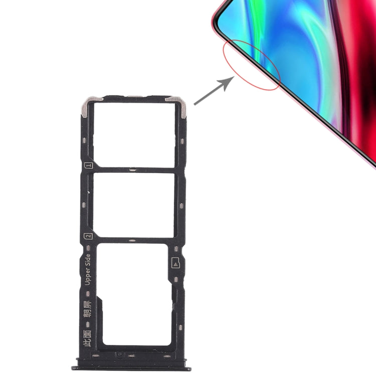 Para Vivo Y93 2 x Bandeja para tarjeta SIM + Bandeja para tarjeta Micro SD, Para Vivo Y93