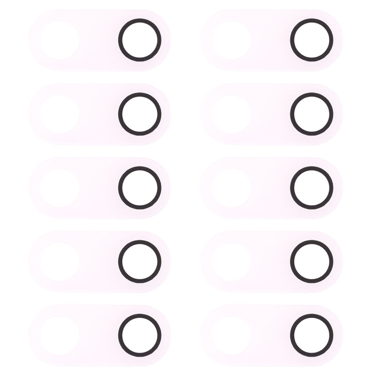 Lot de 10 caches d'objectif arrière pour Nokia 3 (blanc)