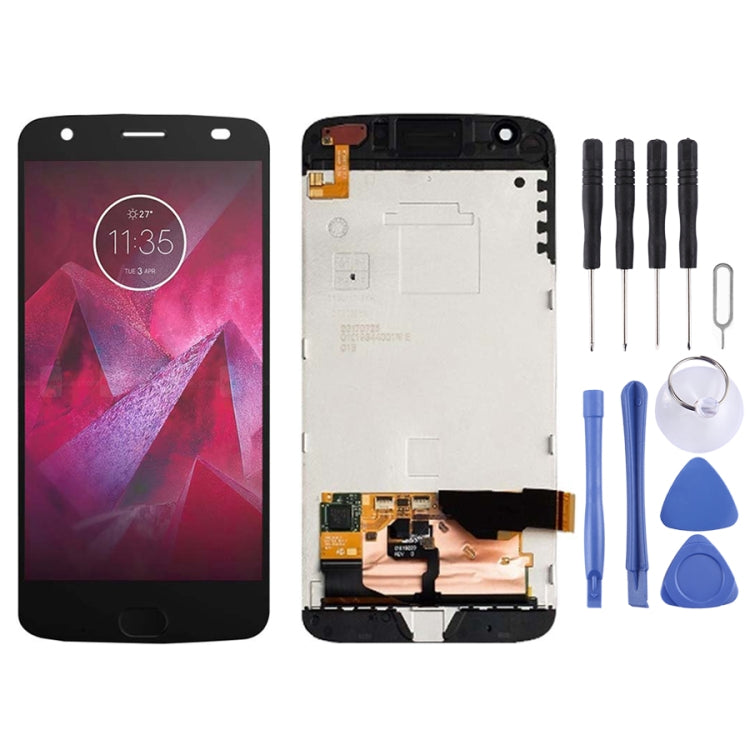 LCD Screen and Digitizer Full Assembly with Frame for Motorola Moto Z2 Force XT1789