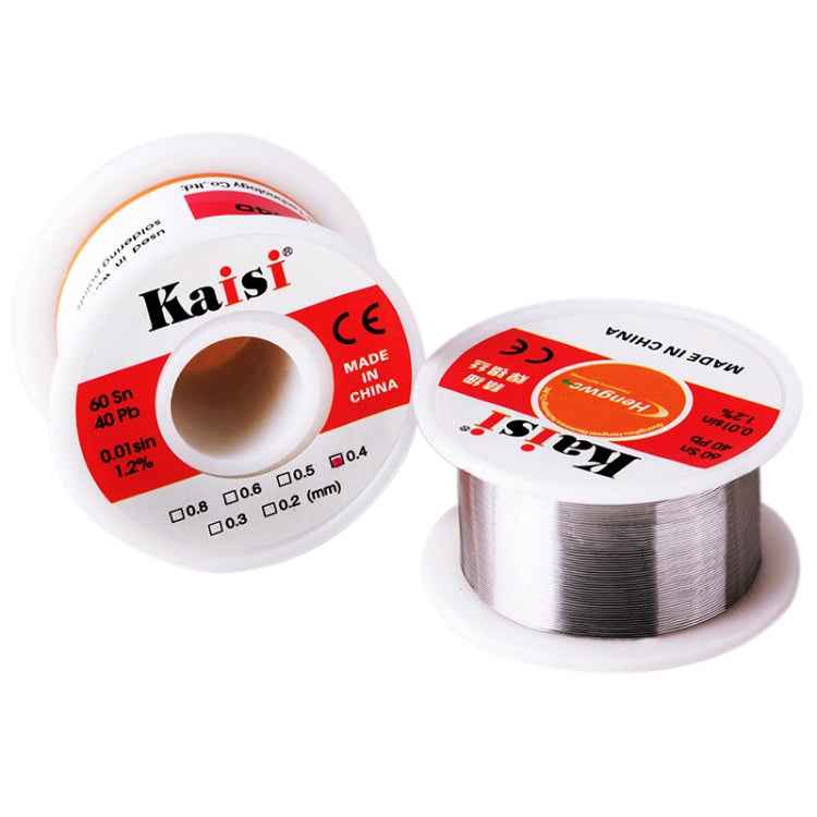 Kaisi 0.4mm Rosin Core Tin Lead Solder Wire for Welding Works, 150g