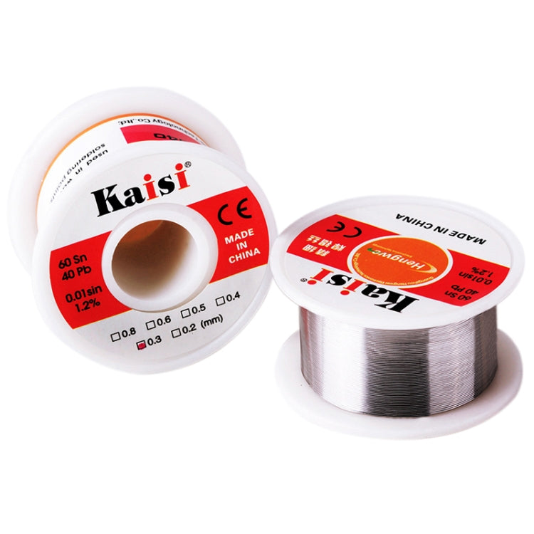 Kaisi 0.3mm Rosin Core Tin Lead Solder Wire for Welding Works, 50g, 0.3mm 50g