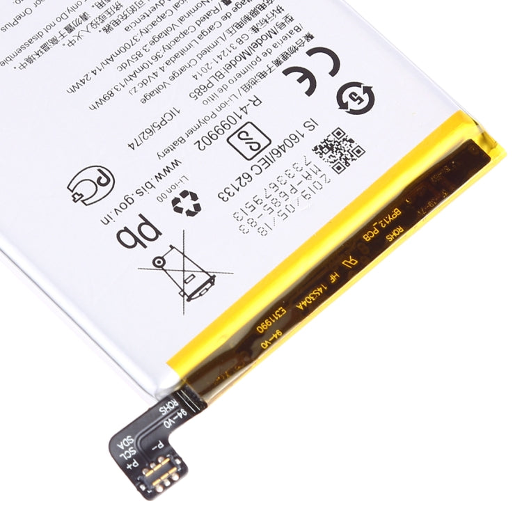 3610mAh BLP685 for OnePlus 6T Li-Polymer Battery