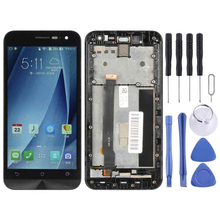 LCD Screen and Digitizer Full Assembly with Frame for Asus Zenfone 2 ZE500CL Z00D, For Asus ZE500CL