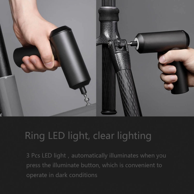 Original Xiaomi Mijia Cordless Rechargeable Screwdriver With 12 PCS S2 Screw Bits