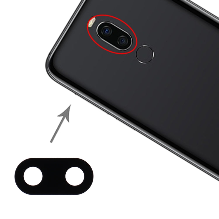For Meizu X8 10pcs Back Camera Lens, For Meizu X8