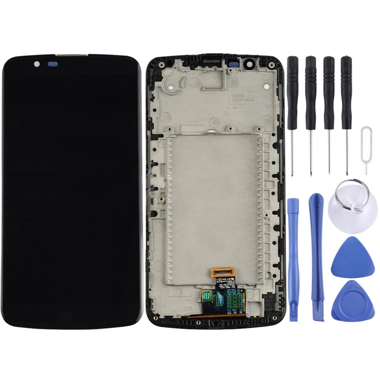 LCD Screen and Digitizer Full Assembly with Frame for LG K10 , For LG K10, For K10 with Frame White, For K10 with Frame Gold