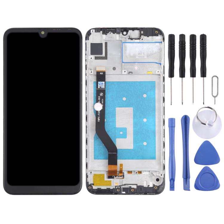 LCD Screen and Digitizer Full Assembly with Frame for Huawei Y7 (2019)(High Version), For Huawei Y7 (2019)