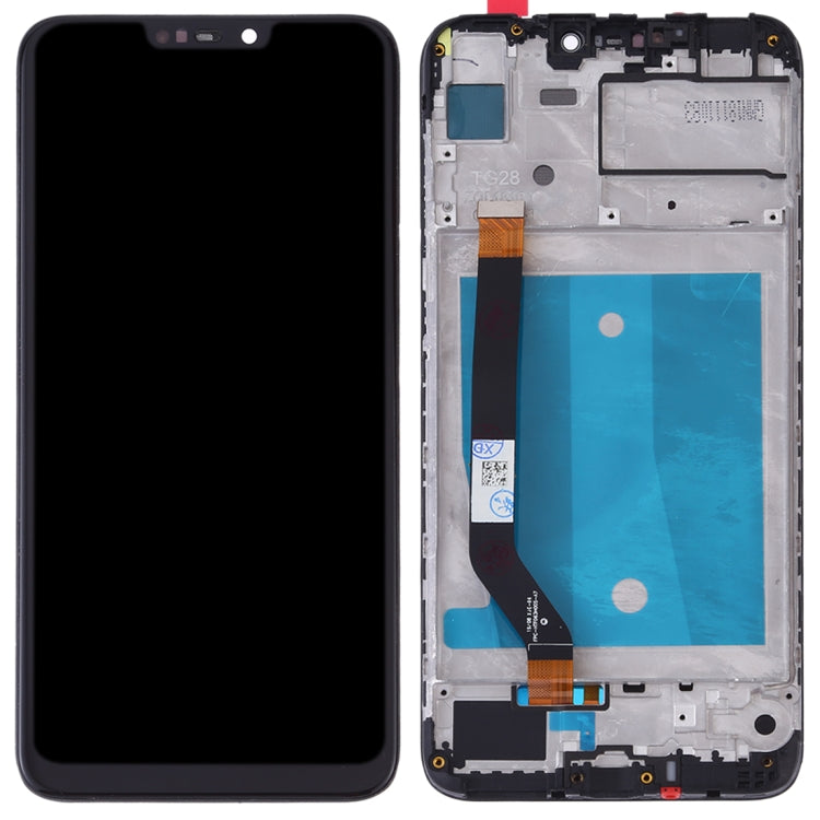 LCD Screen and Digitizer Full Assembly with Frame for Huawei Honor 8C