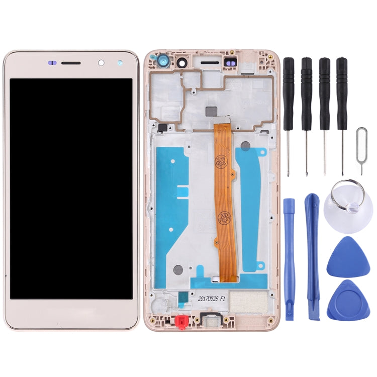 LCD Screen and Digitizer Full Assembly with Frame for Huawei Y5 (2017)
