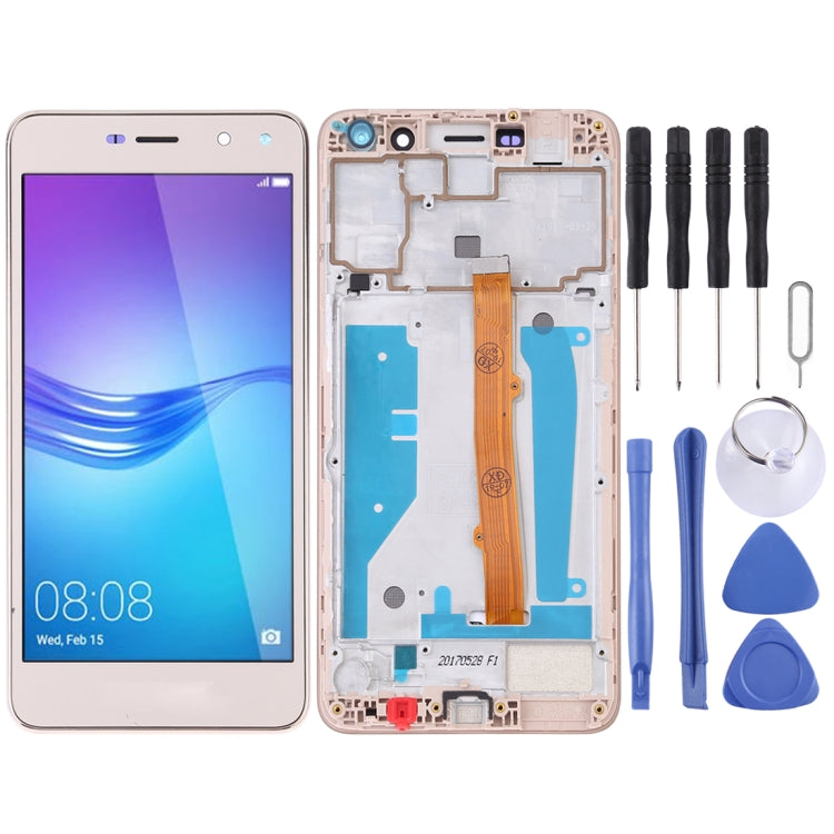 LCD Screen and Digitizer Full Assembly with Frame for Huawei Y5 (2017)