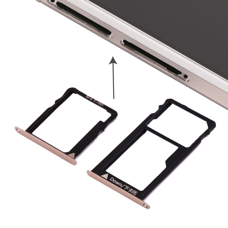 Tiroir pour carte Micro SIM + Plateau pour carte Nano SIM et Micro SD pour Huawei Honor 5X / GR5
