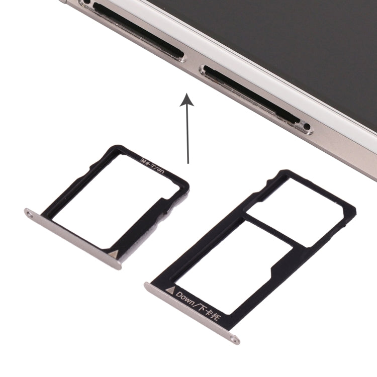 Tiroir pour carte Micro SIM + Plateau pour carte Nano SIM et Micro SD pour Huawei Honor 5X / GR5