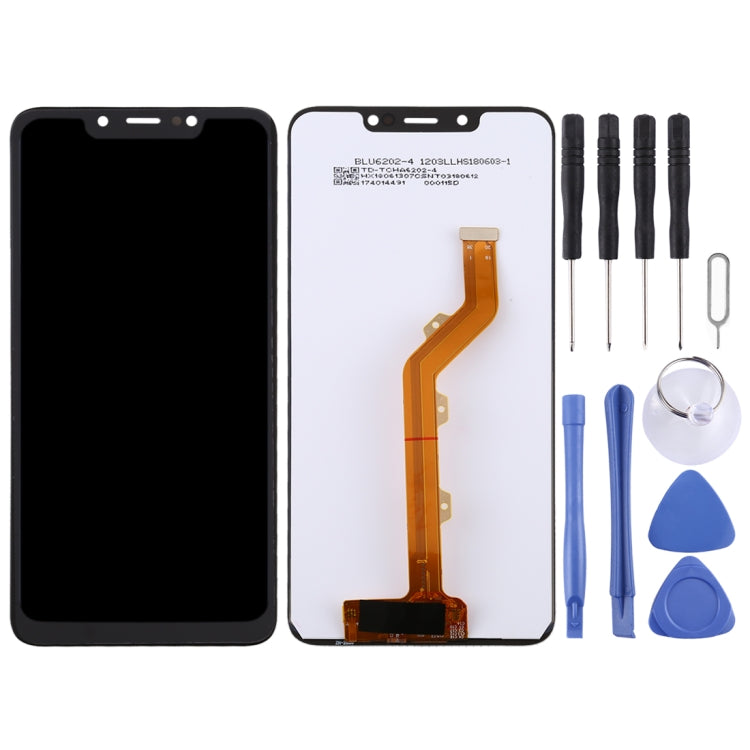 LCD Screen and Digitizer Full Assembly for Tecno Spark 3 KB7