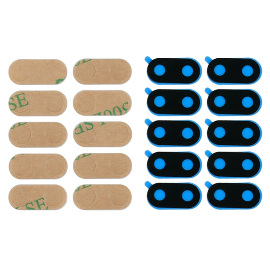 Lot de 10 lentilles de caméra arrière avec adhésif pour Huawei Mate 10 Lite