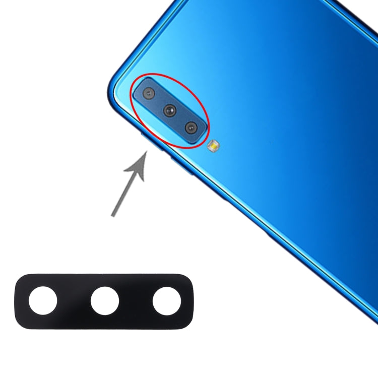 For Galaxy A7 (2018) A750F/DS 10pcs Back Camera Lens, For Galaxy A7 (2018) - BSPART