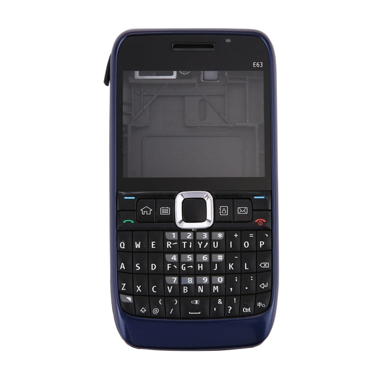 Full Housing Cover (Front Cover + Middle Frame Bezel + Battery Back Cover + Keyboard) for Nokia E63
