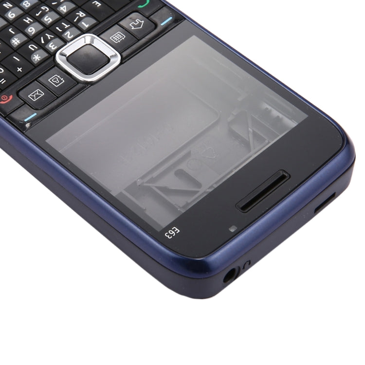 Full Housing Cover (Front Cover + Middle Frame Bezel + Battery Back Cover + Keyboard) for Nokia E63