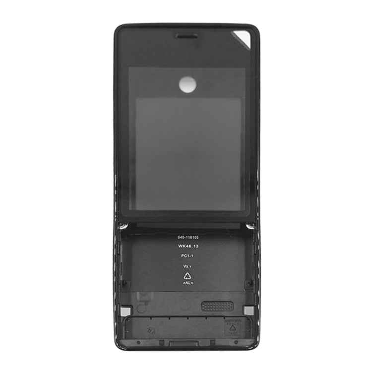 Full Housing Cover (Front Cover + Battery Back Cover) for Nokia 515, For Nokia 515 Black