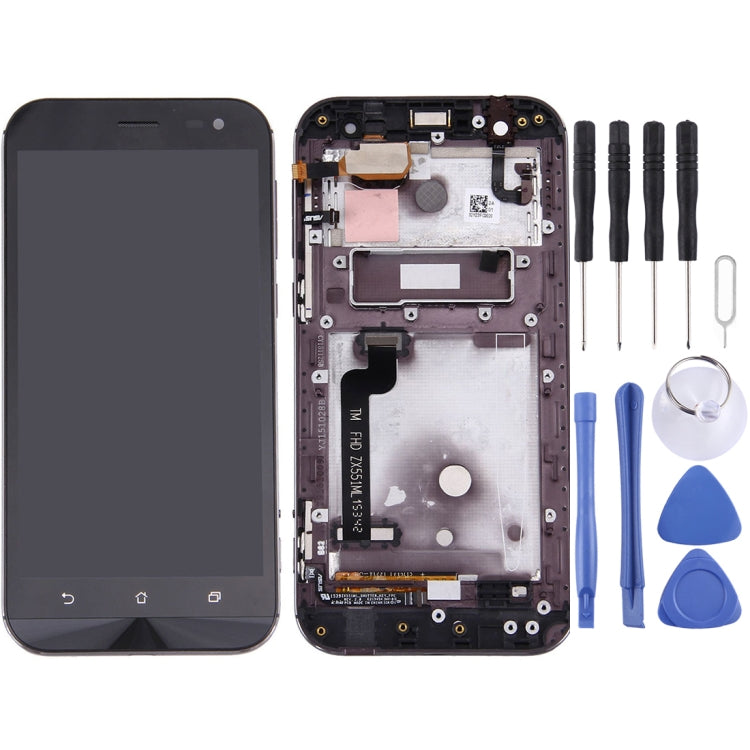 Écran LCD et numériseur complet avec châssis pour ASUS ZenFone Zoom 5,5 pouces / ZX551ML, Zenfone Zoom / ZX551ML, pour Asus Zenfone Zoom