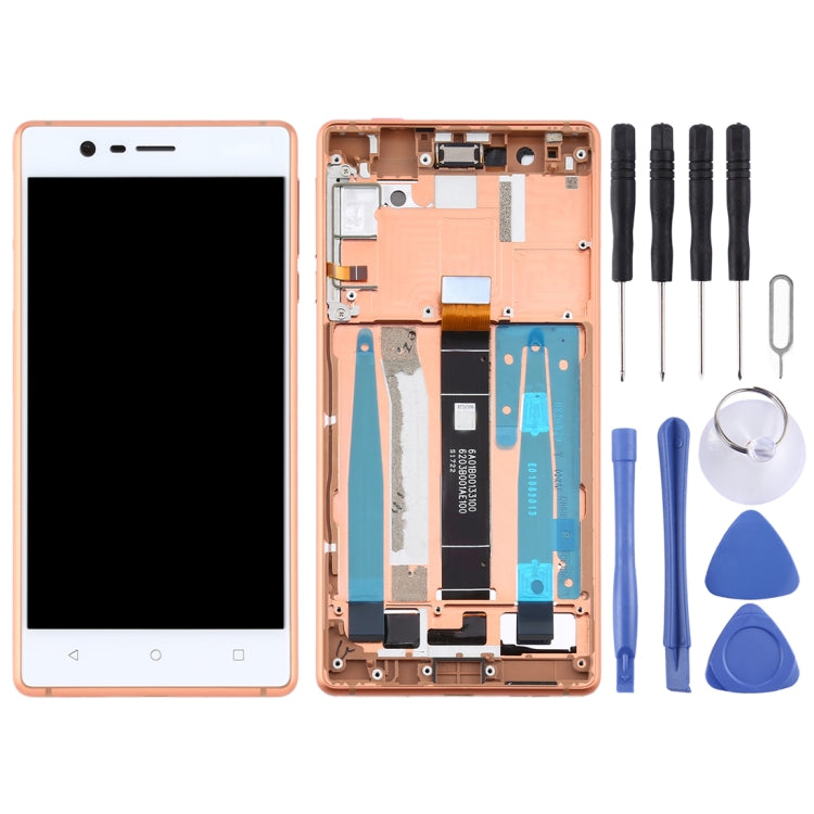 LCD Screen and Digitizer Full Assembly with Frame & Side Keys for Nokia 3 TA-1032, For Nokia 3
