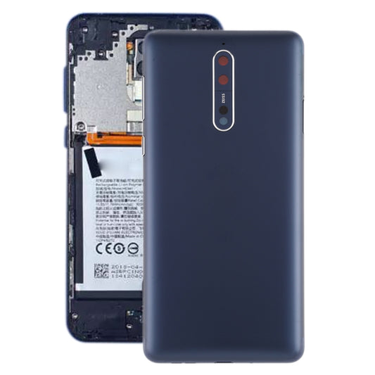 Cache arrière de batterie avec objectif et touches latérales pour Nokia 8 / N8 TA-1012 TA-1004 TA-1052, pour Nokia 8