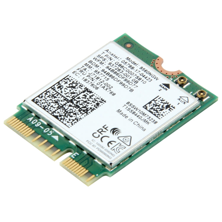 9560NGW Dual Band 1.73Gbps Wireless for Intel 9560ac NGFF Key E Wifi Card 8020.11ac Bluetooth 5.0 Laptop for Windows 10, 9560NGW Intel 9560ac