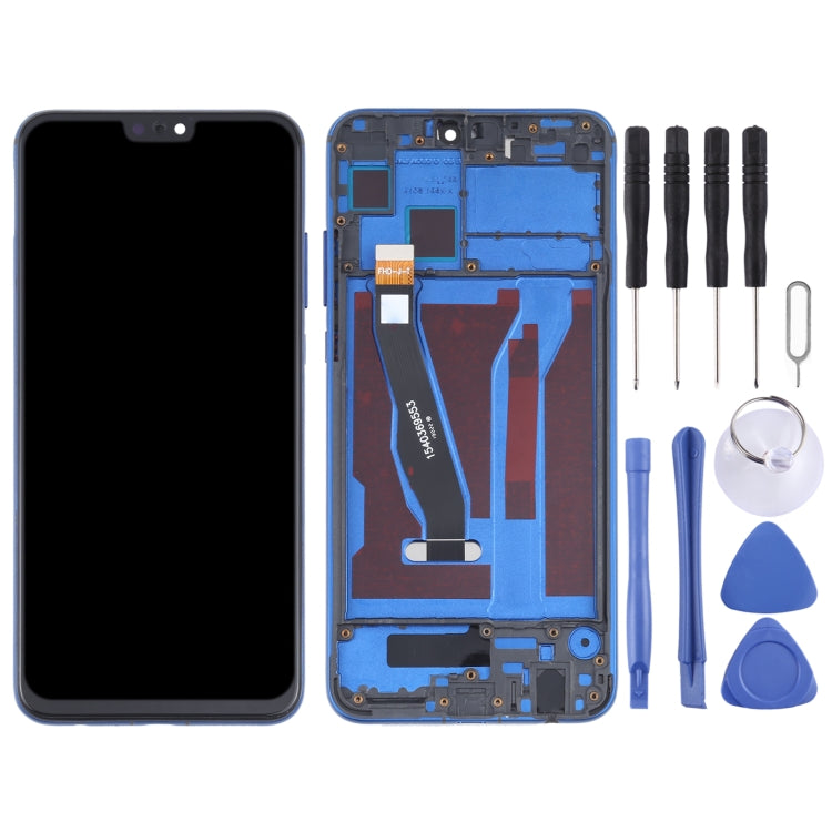LCD Screen and Digitizer Full Assembly with Frame for Huawei Honor 8X, For Huawei Honor 8X