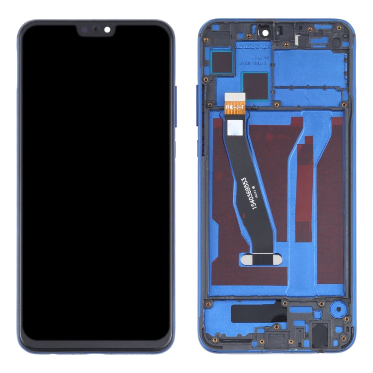 LCD Screen and Digitizer Full Assembly with Frame for Huawei Honor 8X, For Huawei Honor 8X
