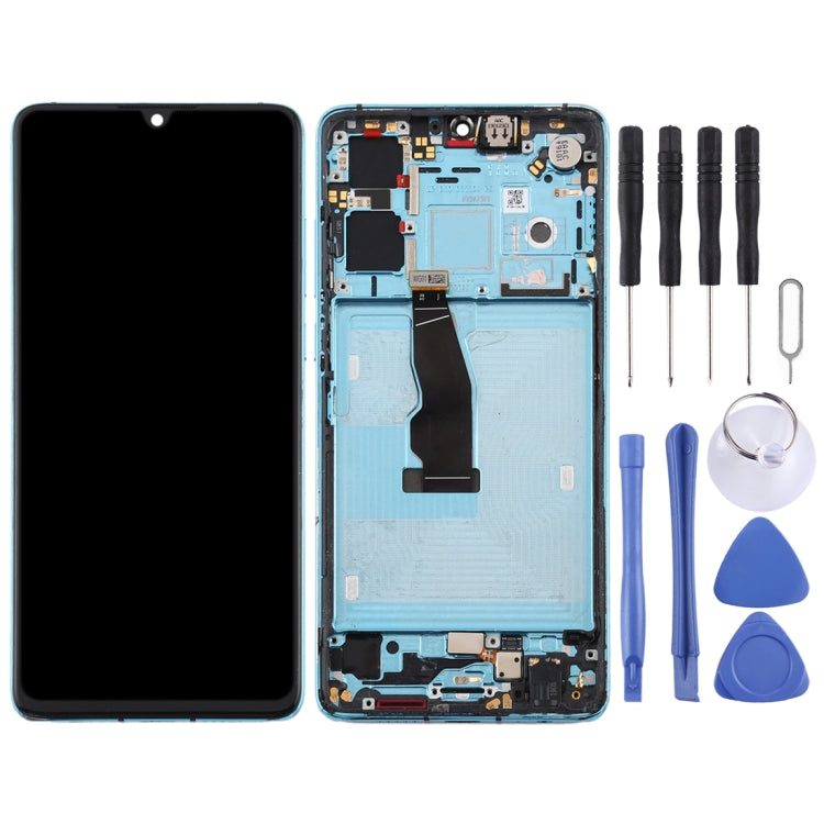 LCD Screen and Digitizer Full Assembly with Frame for Huawei P30, For P30, For Huawei P30(Breathing Crystal)