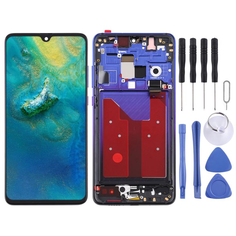Pantalla LCD y digitalizador completo con marco para Huawei Mate 20