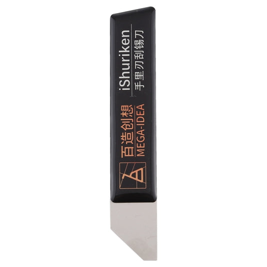 Qianli iShuriken T0.2mm - Cuchillo raspador de estaño para soldar, resistente al desgaste, biselado
