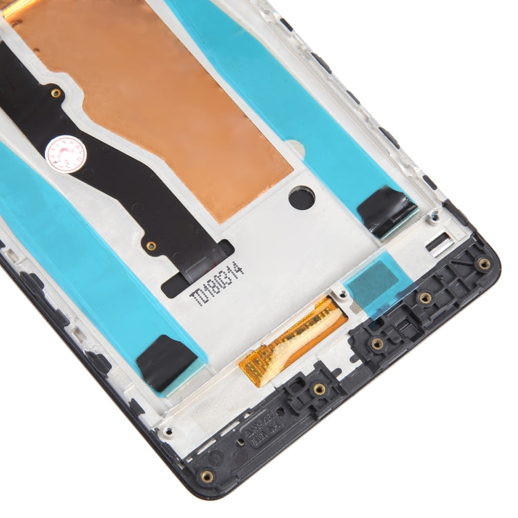 LCD Screen and Digitizer Full Assembly with Frame for Lenovo K8 Note XT1902-3