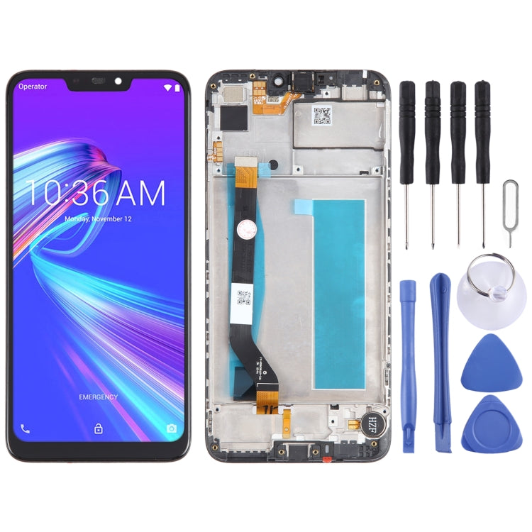 LCD Screen and Digitizer Full Assembly with Frame for Asus Zenfone Max M2 ZB633KL / ZB632KL X01AD